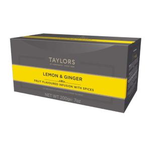 imageTaylors of Harrogate Lemon ampamp Ginger Herbal Tea 100 Count Pack of 1Ginger Lemon