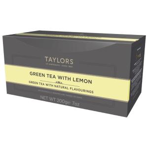 imageTaylors of Harrogate Lemon ampamp Ginger Herbal Tea 100 Count Pack of 1Green Tea With Lemon
