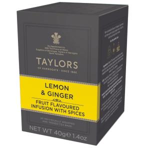 imageTaylors of Harrogate Lemon ampamp Ginger Herbal Tea 20 CountGinger Lemon