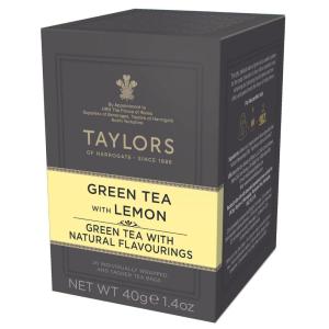 imageTaylors of Harrogate Lemon ampamp Ginger Herbal Tea 20 CountGreen Tea with Lemon