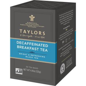 imageTaylors of Harrogate Organic Peppermint Herbal Tea 50 CountDecaffeinated Breakfast